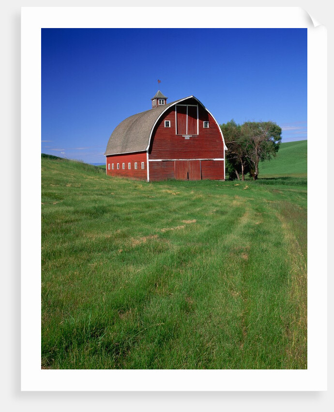 Big Red Barn by Anonymous
