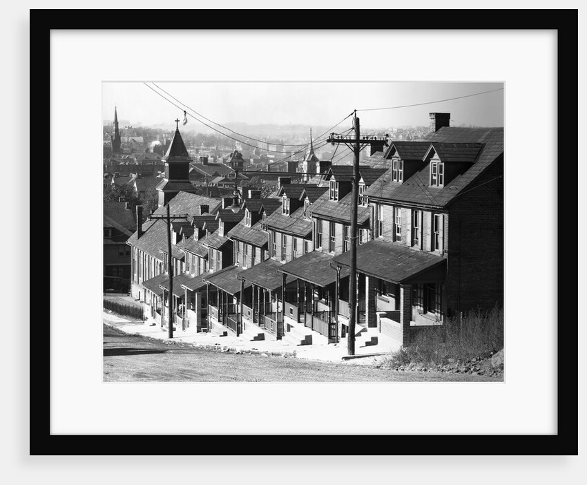 Stepped Row Houses by Anonymous