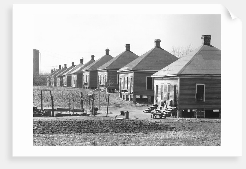 Steelmill Workers' Houses by Anonymous