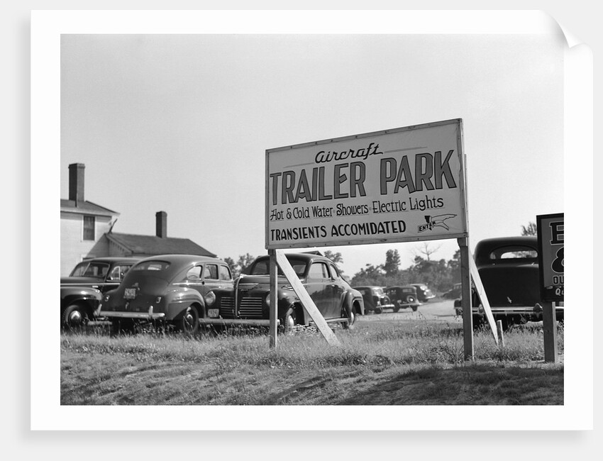 Trailer Park Sign by Anonymous