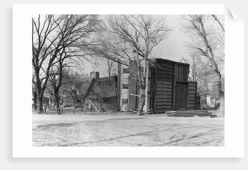 Overturned Houses by Anonymous
