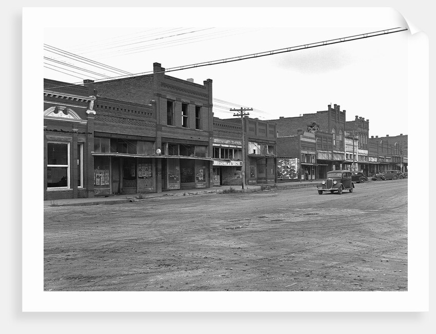 Depression Era Town by Anonymous