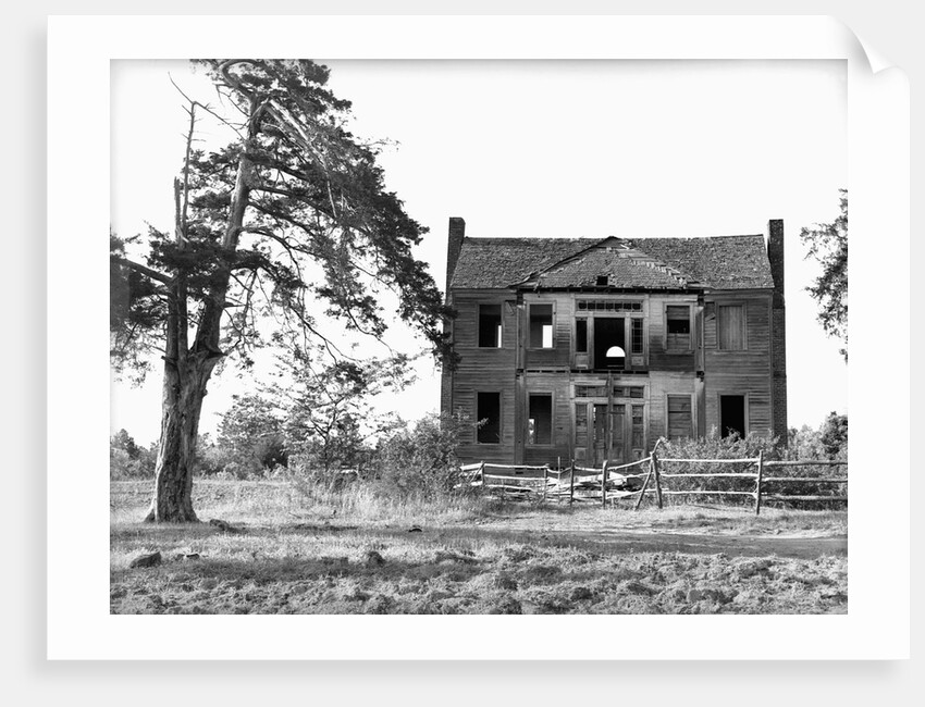 Abandoned Plantation Home by Anonymous
