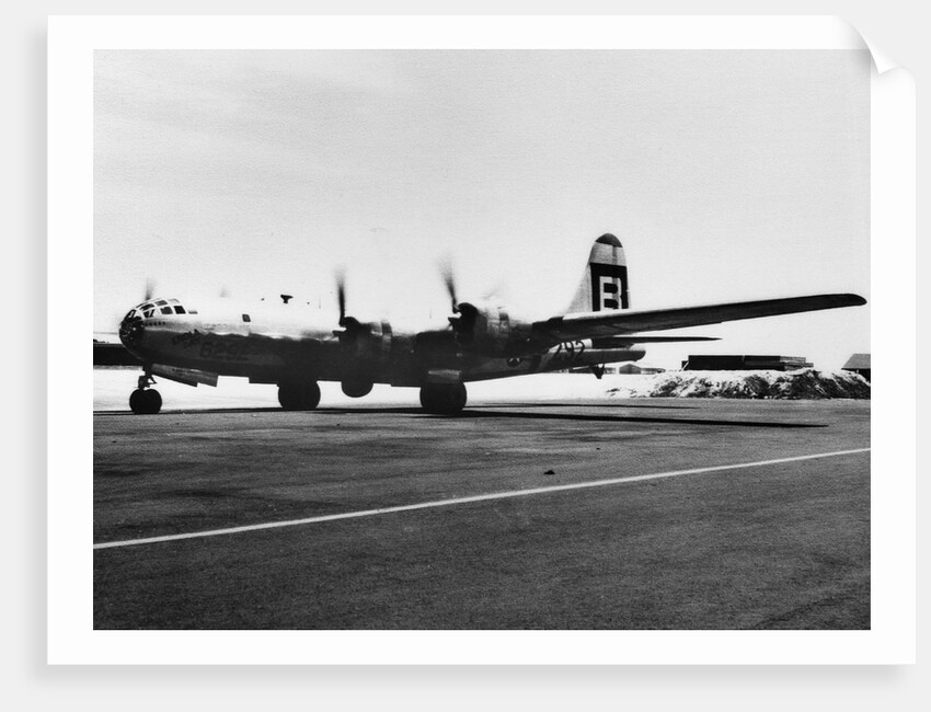Enola Gay Preparing for Takeoff by Anonymous