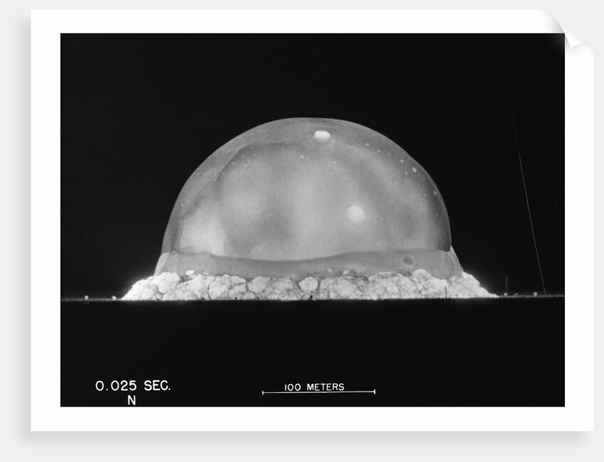 Trinity Fireball at .025 of a Second by Anonymous