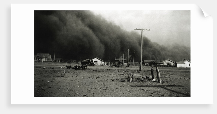 Dust Storm in Springfield by Anonymous