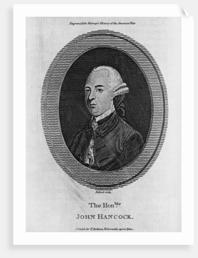 Portrait of John Hancock by Anonymous