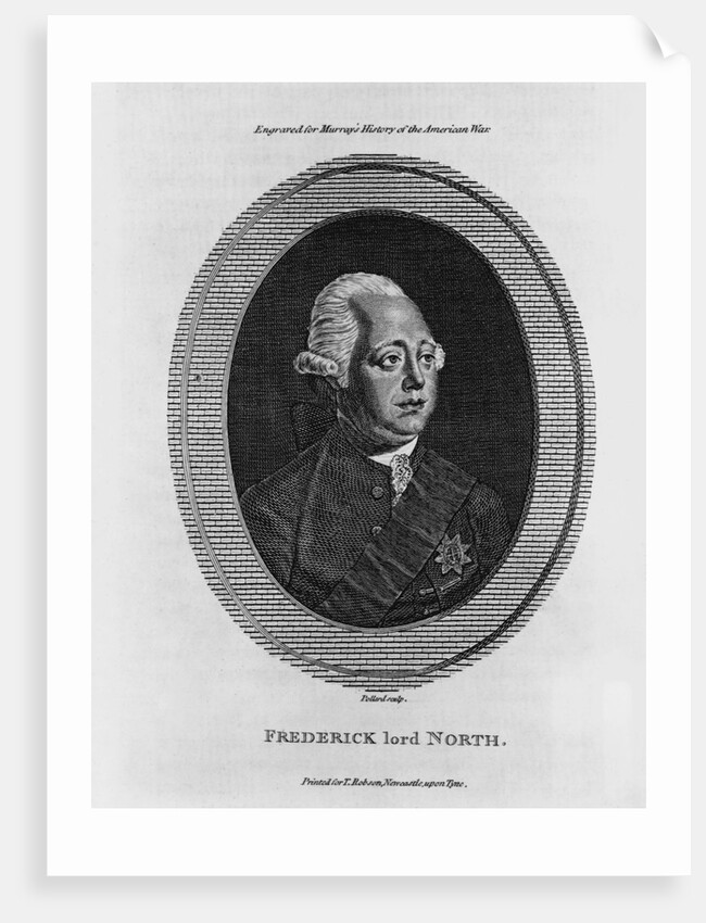 Medallion Portrait of Frederick North, Earl of Guildford by Anonymous