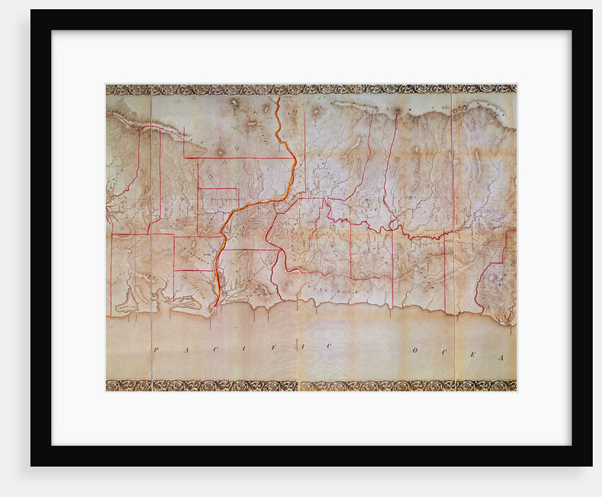 Counties of Washington and Oregon near the Pacific Coast by Anonymous