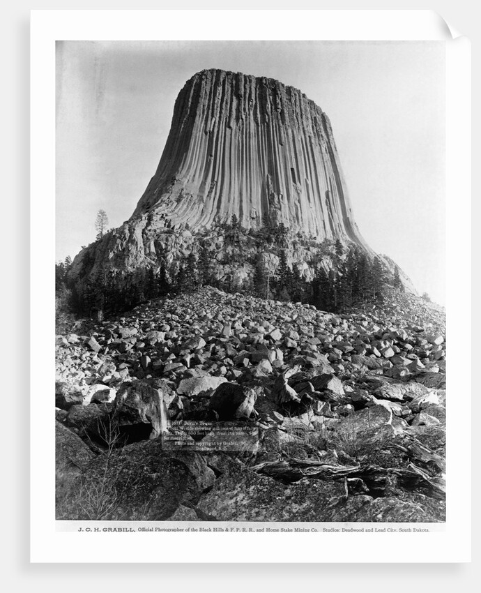Devil's Tower, Wyoming by Anonymous