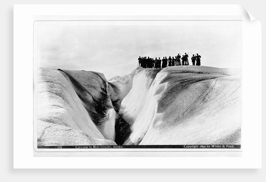 Crevasse in Muir Glacier, Alaska by Anonymous