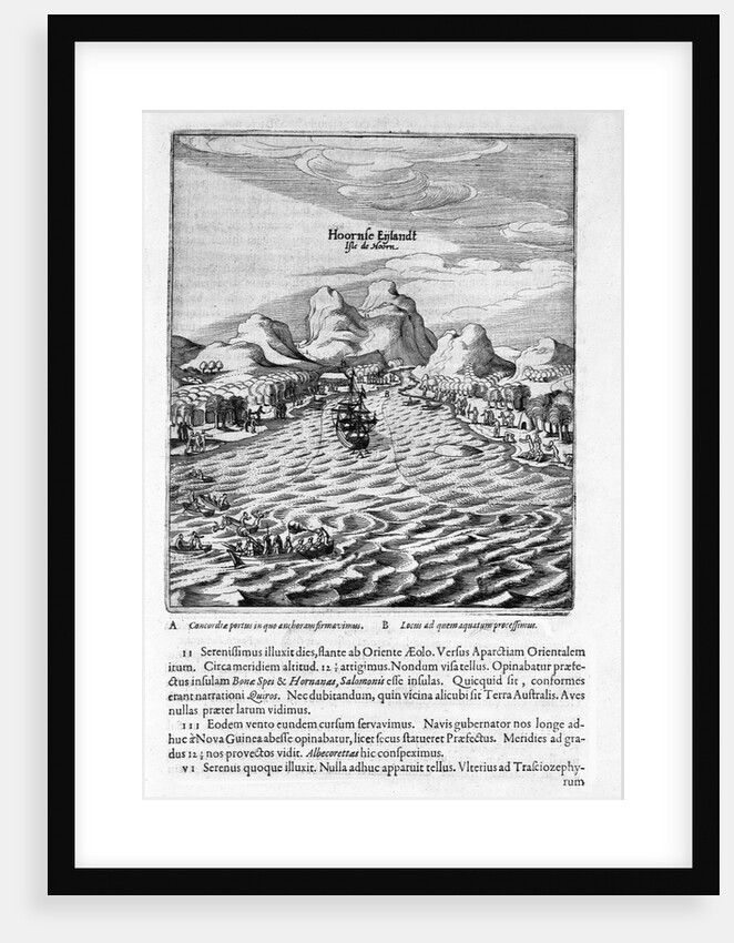 Dutch Explorers Greeted by Indians in Chile by Anonymous