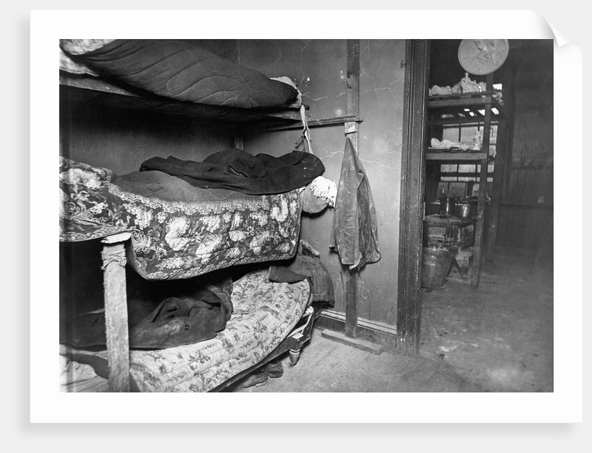 Bunkrooms in New York Tenement House by Anonymous
