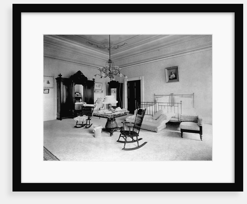 Bedroom of First Lady Ida Saxon McKinley by Anonymous