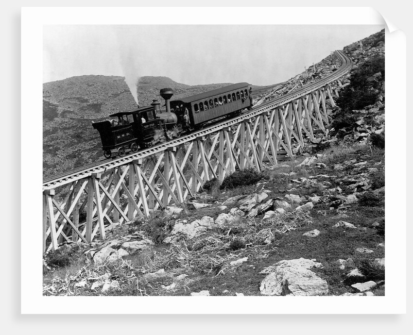 Railroad Climbing Mount Washington by Anonymous