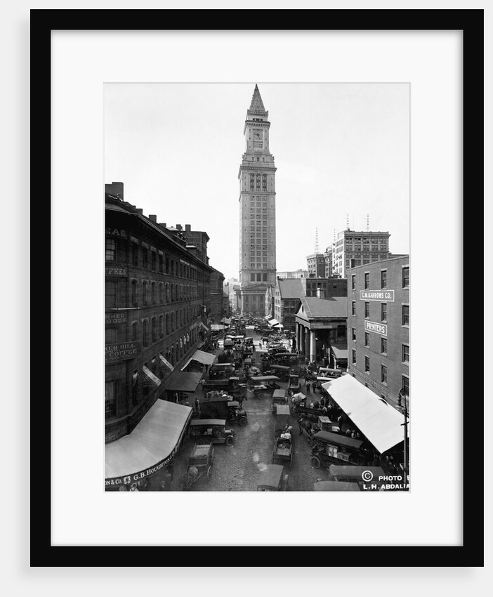 Custom House and Commercial Street by Anonymous
