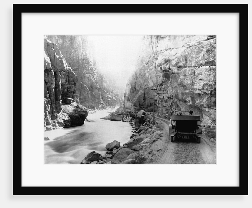 Tourists in Yellowstone National Park by Anonymous
