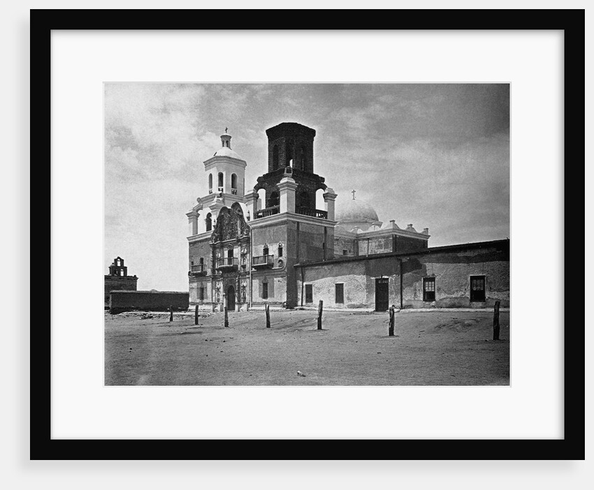 San Xavier Mission Under a Clear Arizona Sky by Anonymous
