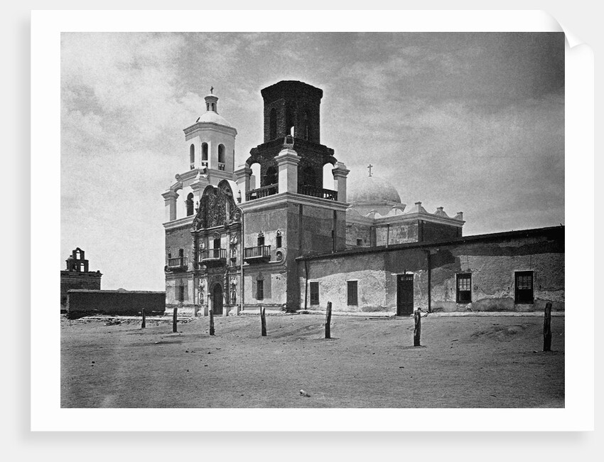 San Xavier Mission Under a Clear Arizona Sky by Anonymous