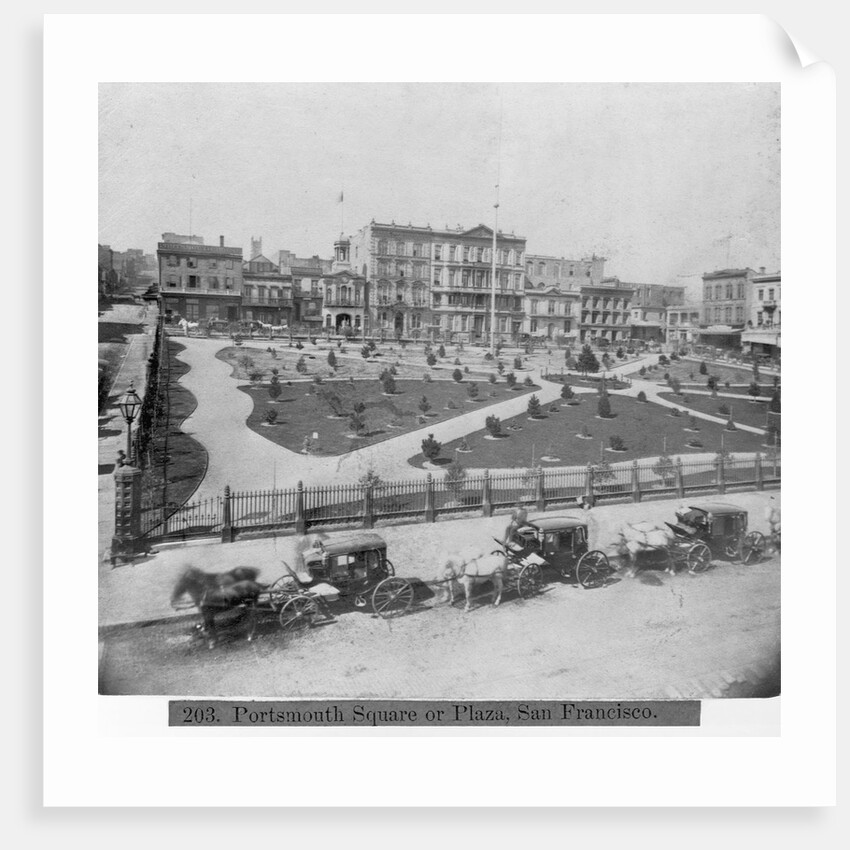 Portsmouth Plaza in San Francisco, California by Anonymous