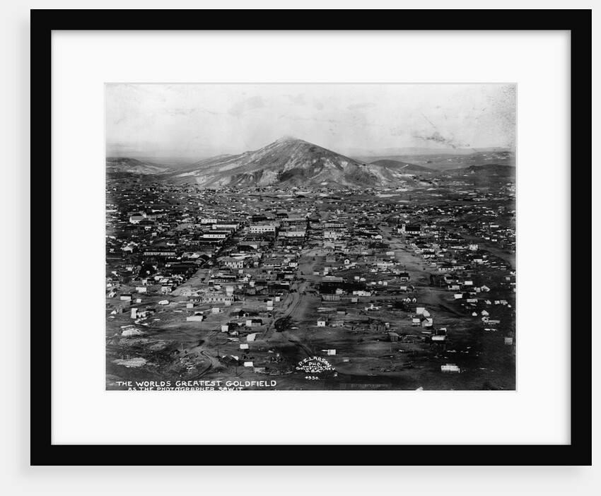 Columbia Mountain Sits at the Edge of Goldfield, Nevada by Anonymous
