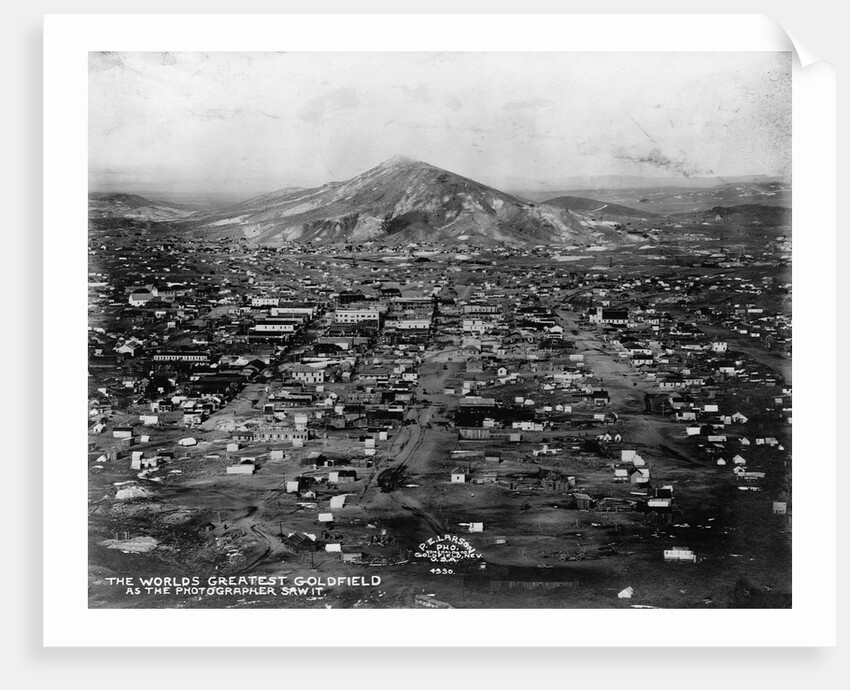 Columbia Mountain Sits at the Edge of Goldfield, Nevada by Anonymous