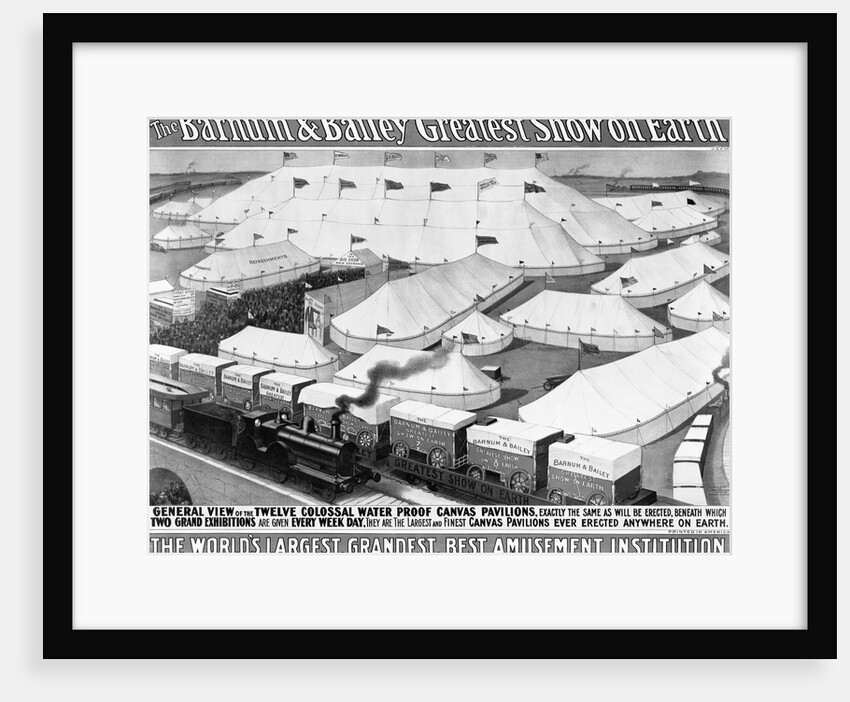 Barnum & Bailey Greatest Show on Earth Poster by Anonymous