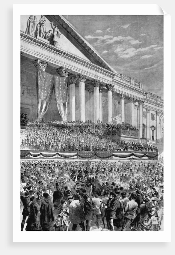 Wood Engraving Inauguration of President Grant by Anonymous