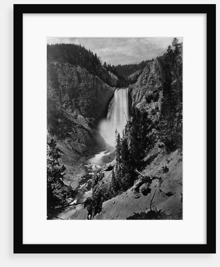 Lower Falls in the Grand Canyon of the Yellowstone by Anonymous