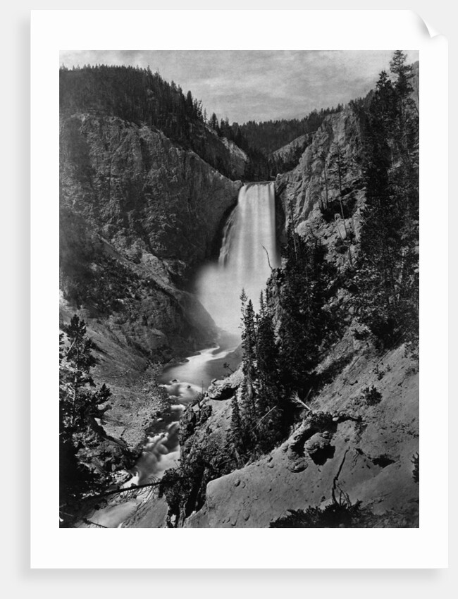 Lower Falls in the Grand Canyon of the Yellowstone by Anonymous