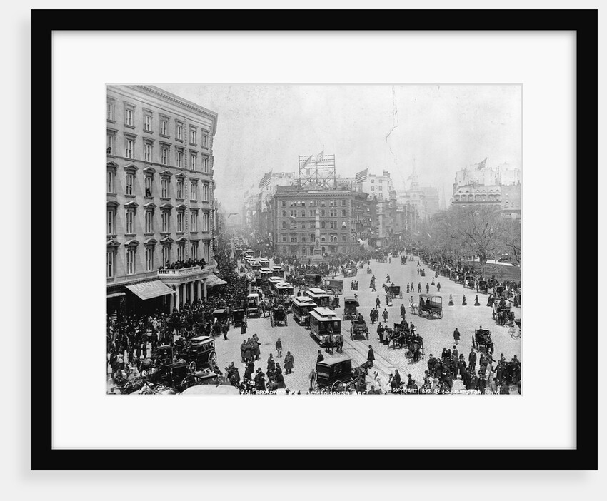 Broadway at Madison Square Park in New York City, 1893 by Anonymous