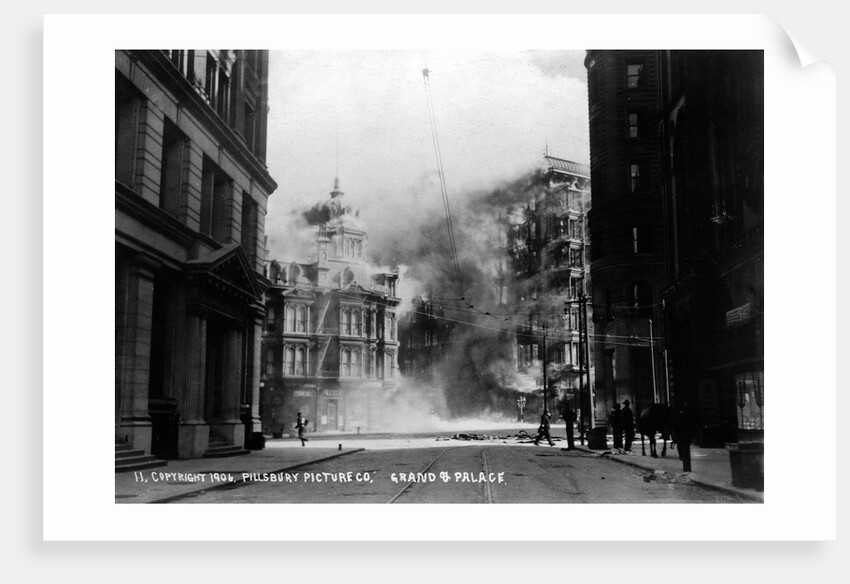 The Grand Palace on Fire by Anonymous
