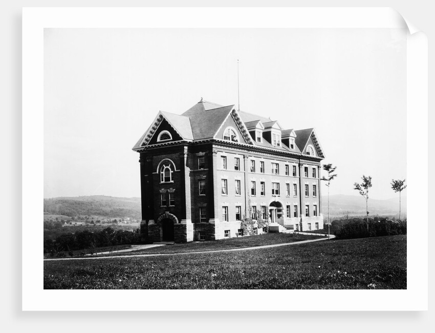 Mount Vernon School building, Northfield, Mass. Photoprint by A.R. Levering SSF