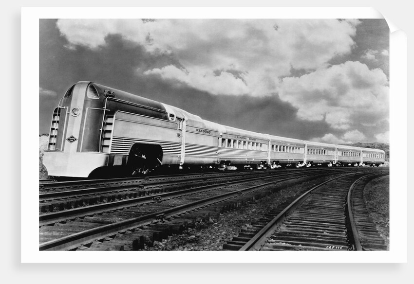 Picture of a Stainless Steel Train by Anonymous