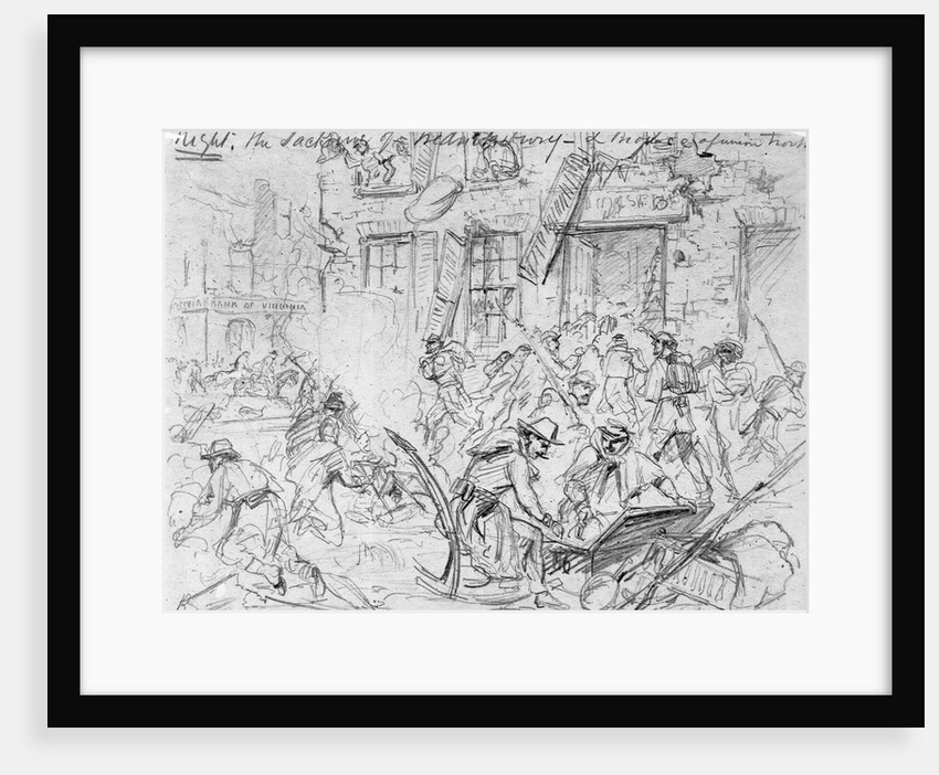 Sacking of Fredericksburg by Anonymous