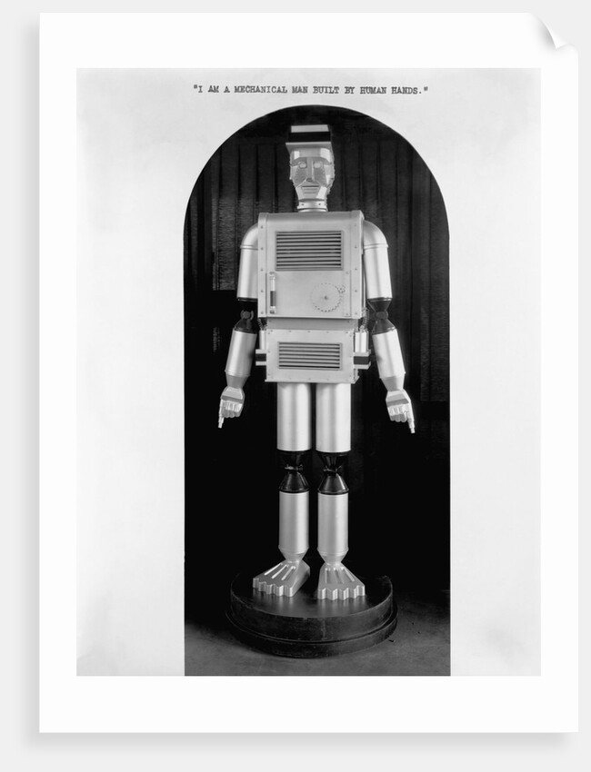A Robot Built for the Texas Centennial Exposition by Anonymous