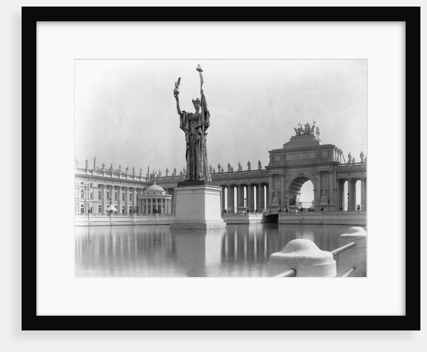 Statue of the Republic and Peristyle at the World's Columbia Exposition by Anonymous