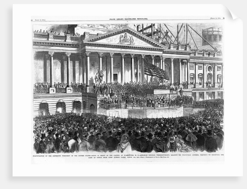 Inagural Celebration for President Abraham lincoln, March 16, 1861 by Anonymous