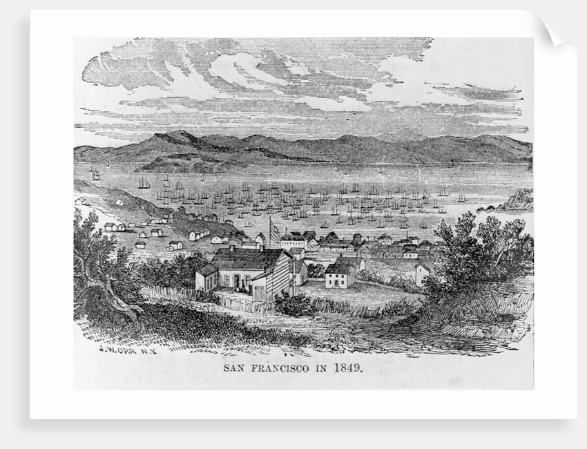 San Francisco in 1849 by G.W. Orr