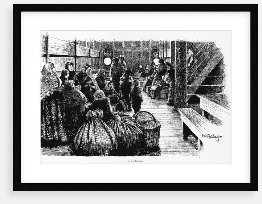 Immigrants in Steerage of Ship by Anonymous