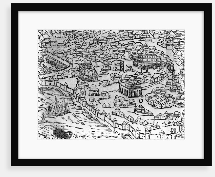 Map of Constantinople by Anonymous