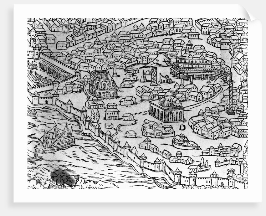 Map of Constantinople by Anonymous