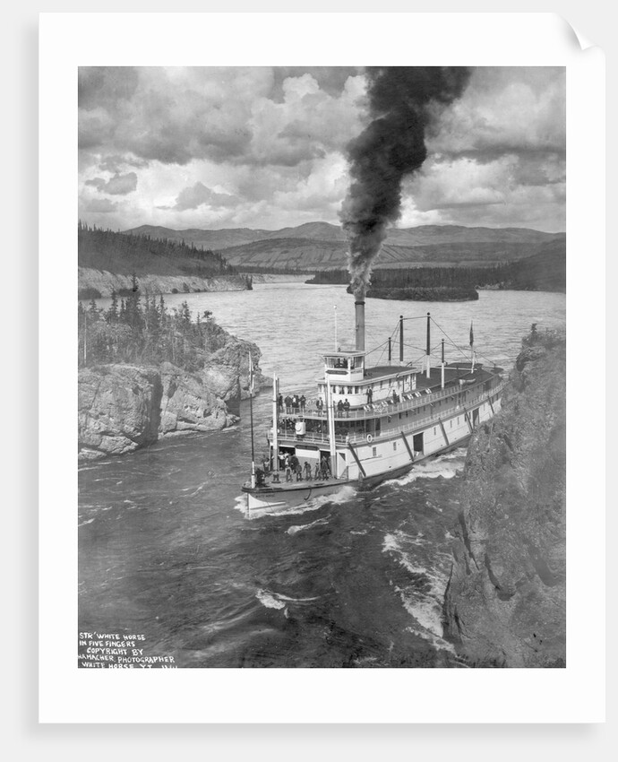The White Horse Steamer in the Five Finger Rapids by Anonymous