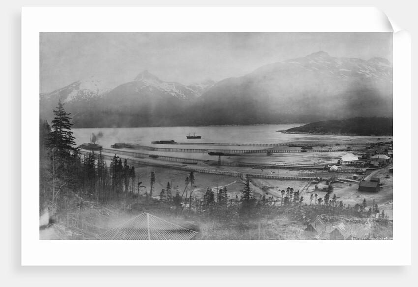 Piers in Skagway by Anonymous