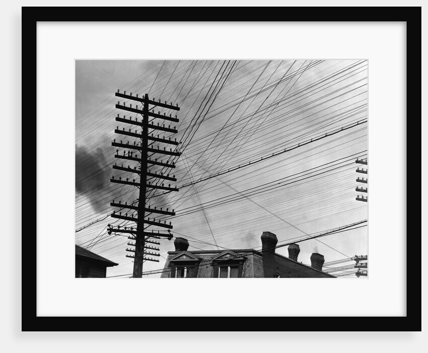 Telephone Poles and Wires by Anonymous