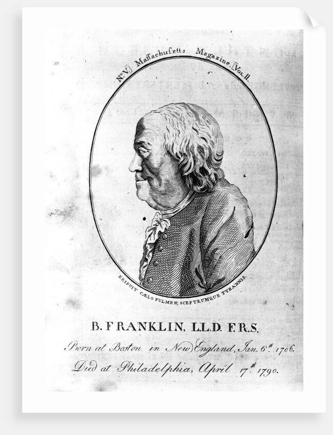 Benjamin Franklin in Old Age by Anonymous