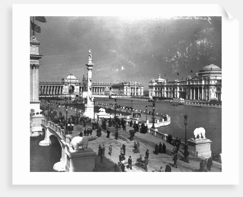 Visitors Strolling at Chicago Exposition by Anonymous