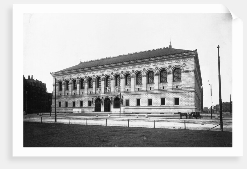 Boston Public Library by Anonymous