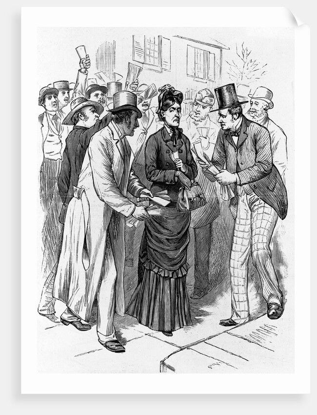 Drawing of Woman Voter by Anonymous