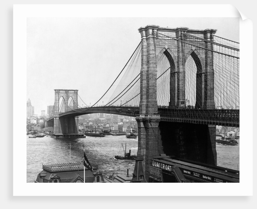 Brooklyn Bridge, New York by Anonymous